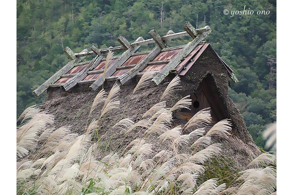 写真家　小野好男　ギャラリー「茅葺き屋根」